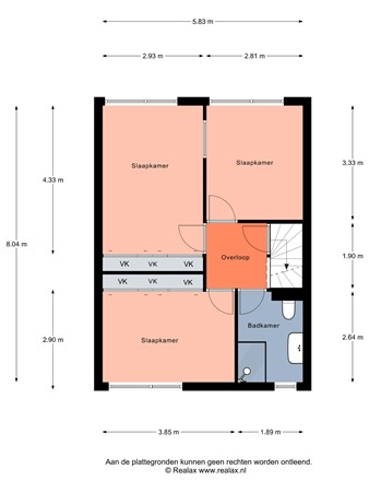 Floorplan - Meerkoet 23, 3752 ZC Bunschoten-Spakenburg